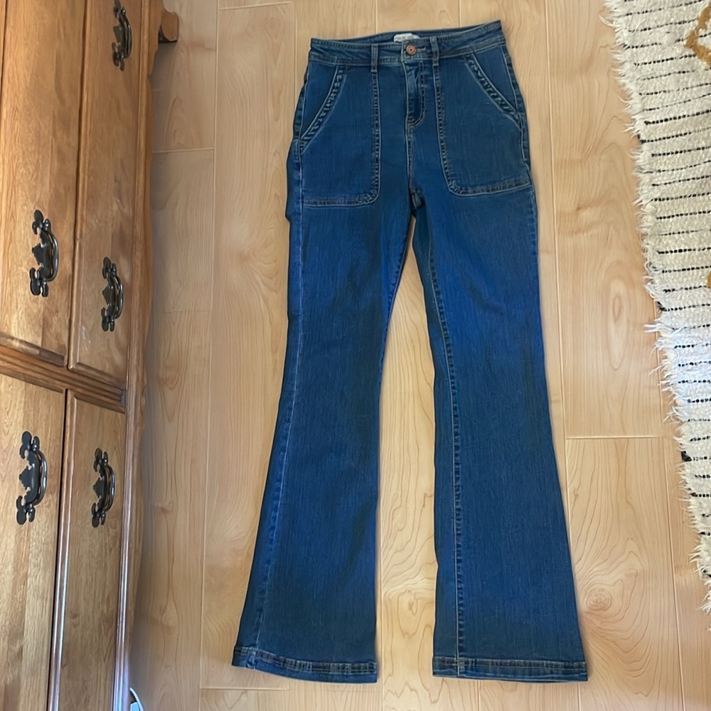 Knox Rose Women’s High-Rise Flare Denim Jean sz 2